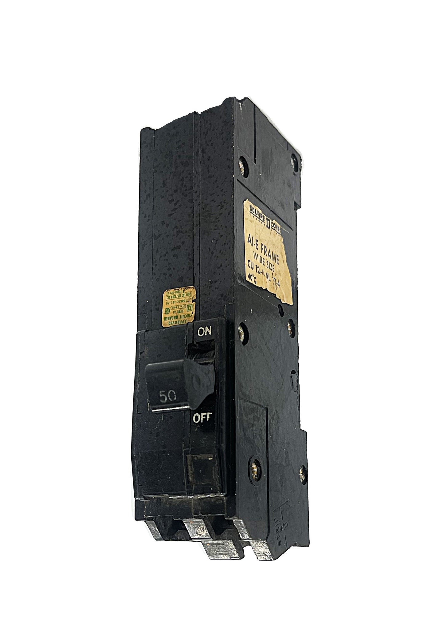 Square D Q1B350 Circuit Breaker 3-Pole, 50 Amp, 240V AC, Thermal Magnetic, Q1 Frame