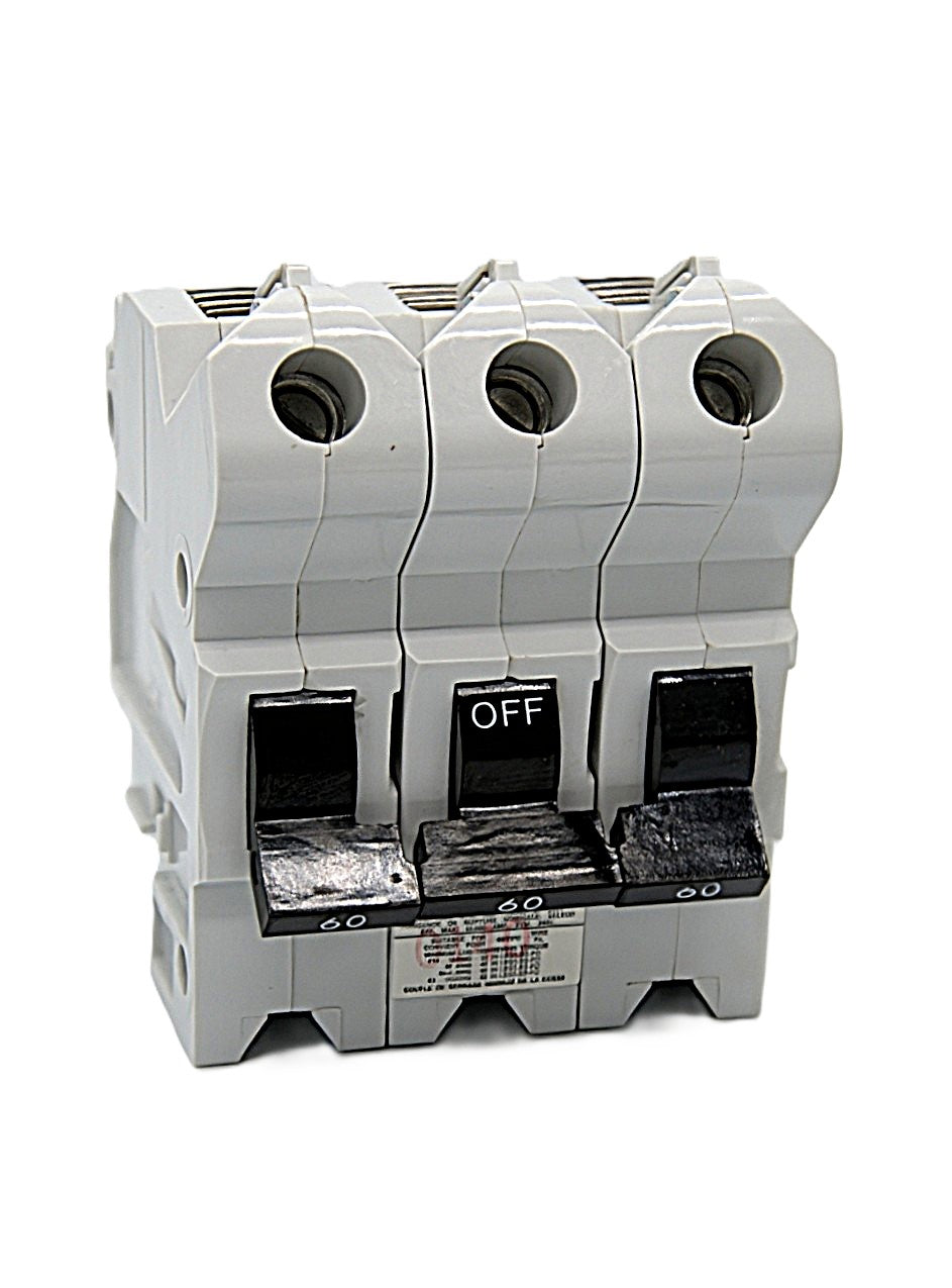 Federal Pioneer Stab-Lok NB3P60 Triple-Pole Circuit Breaker AL 3-Pole 60 Amps on all three poles 240V AC