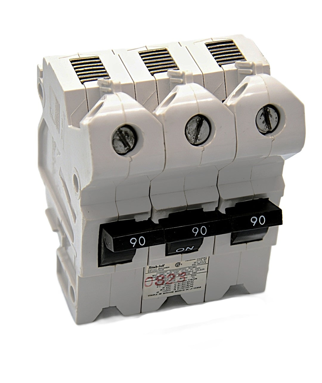 Federal Pioneer Stab-Lok NB390 3-Pole 90 Amps 3-Poles Circuit Breaker AL 240V AC Bolt-On
