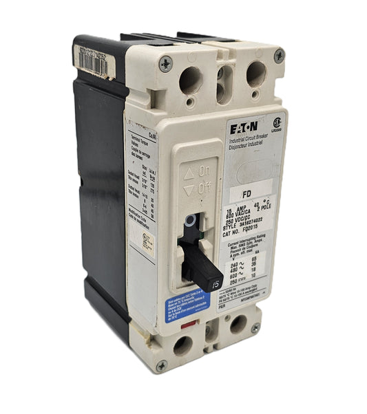 Eaton FD2015 15 Amps 2 Poles 600 VAC 250 VDC Bolt-On