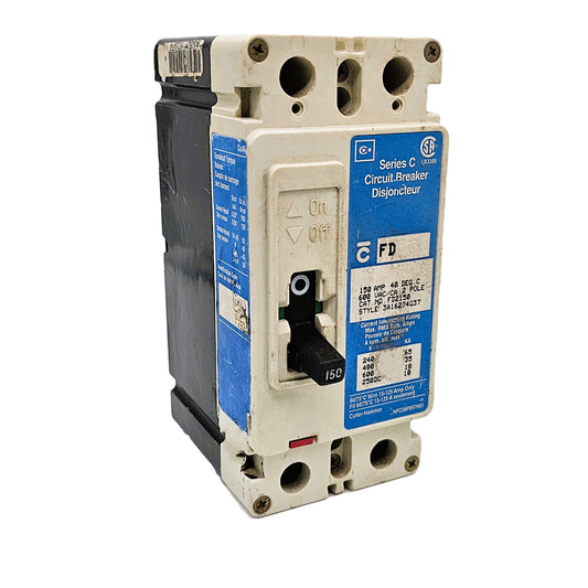 Eaton FD2150 Series C 150Amps 2 Pole 600 VAC 250VDC Bolt-On
