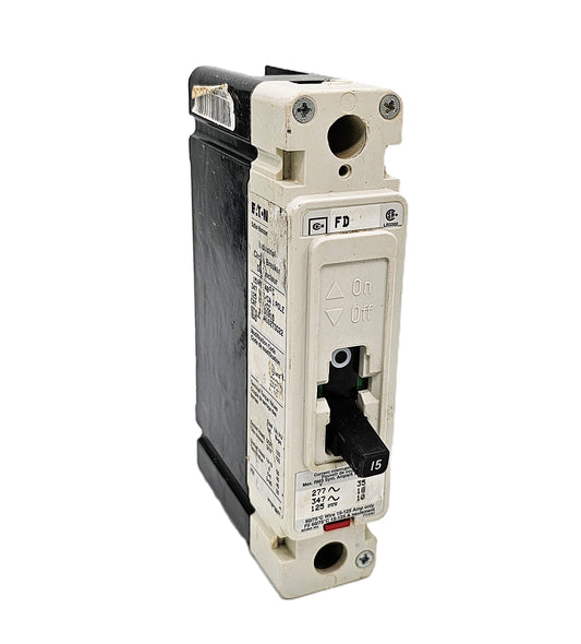Eaton FD1015 Series C 15Amps 1Pole 277VAC 347VAC 125VDC Bolt-On