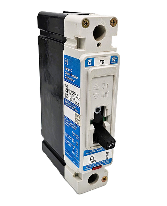 Eaton FD1020 Series C 20Amps single-pole 347VAC 125VDC Bolt-On