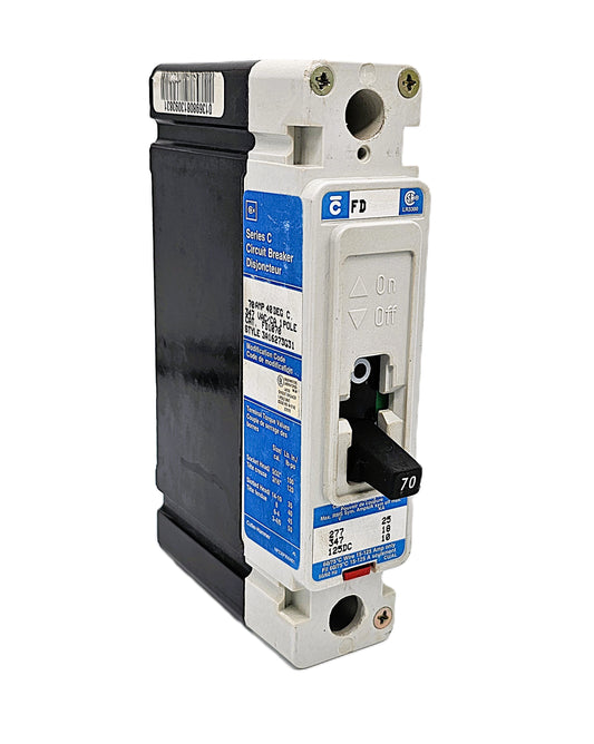 Eaton FD1070 Sries C 70 Amps Single-Pole 277V AC  347V AC  125V DC Bolt-On
