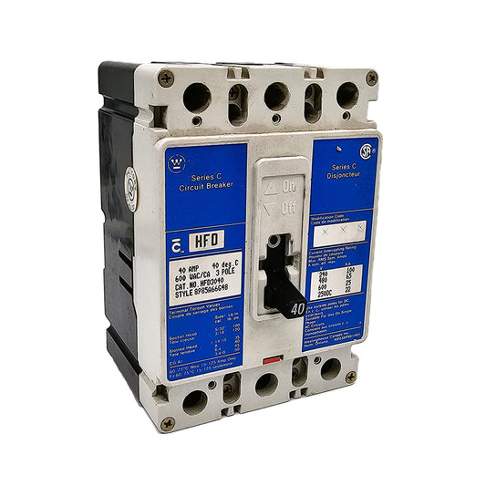 Cutler-Hammer (Eaton) HFD3040 Series C Circuit Breaker 3-Pole Bolt-On