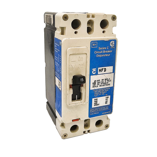 Eaton HFD2015 Circuit Breaker 15Amps 2-Pole Bolt-On