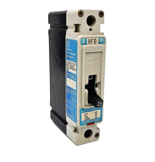 Eaton HFD1015 Circuit Breaker 15Amps 1-Pole Bolt-On