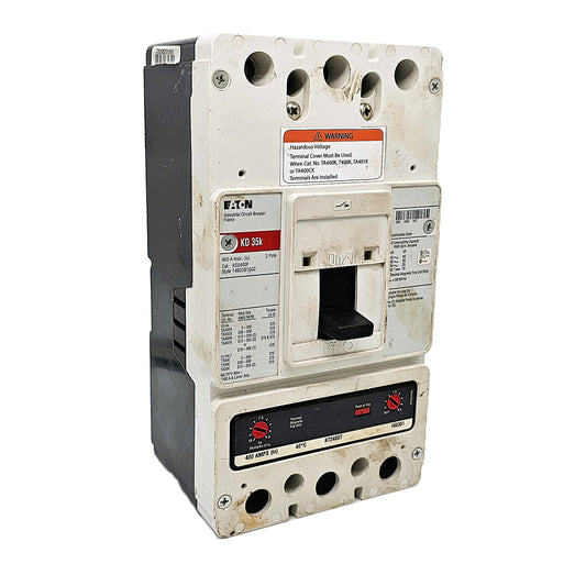 Eaton KD2400F Industrial Molded Case Circuit Breaker 400Amps 2-Pole 600VAC Bolt-on