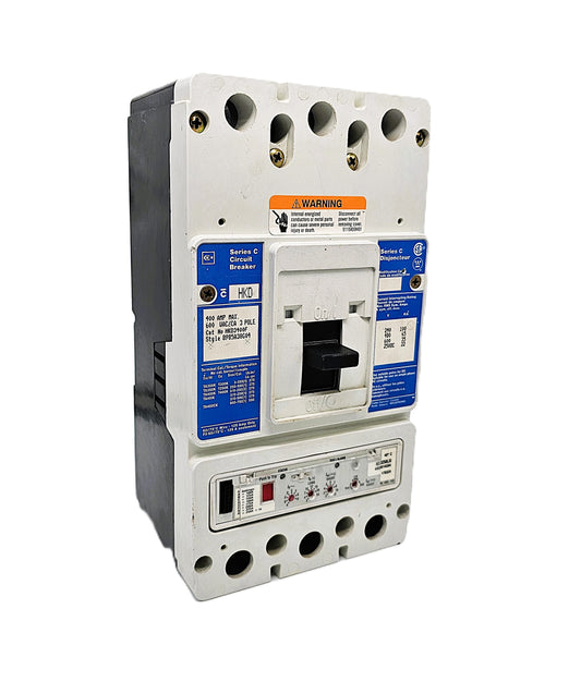 Eaton HKD3400F – Series C Molded Case Circuit Breaker 400Amps 3-Pole 600VAC Bolt-On