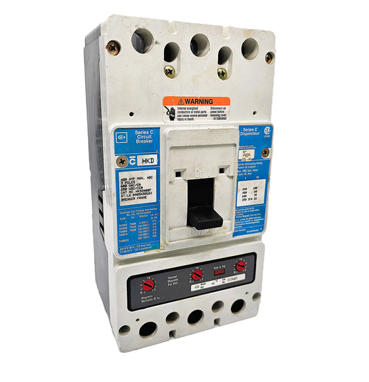 Eaton HKD3400F – Series C Molded Case Circuit Breaker 400Amps 3-Pole Bolt-On