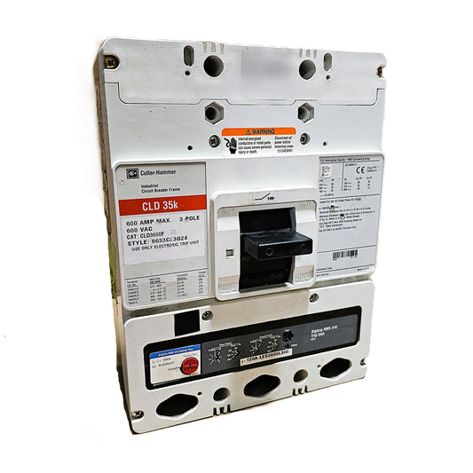 Eaton CLD3600F Circuit Breaker 600Amps 600VAC 3-Pole Bolt-On