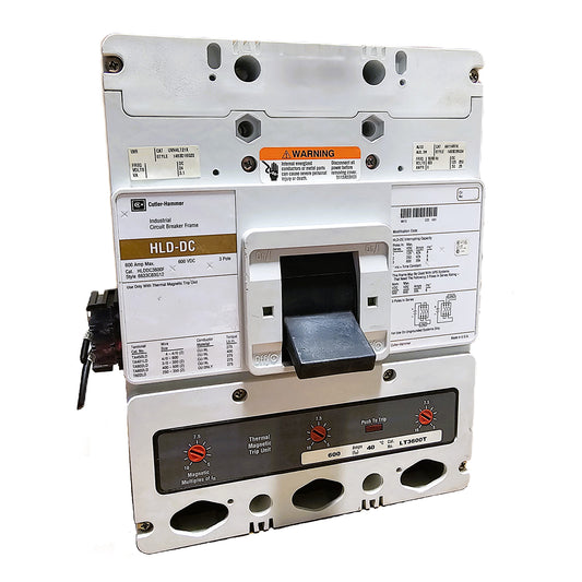 Eaton HLDDC3600F Circuit Breaker 600Amps 600VAC 3-Pole Bolt-On