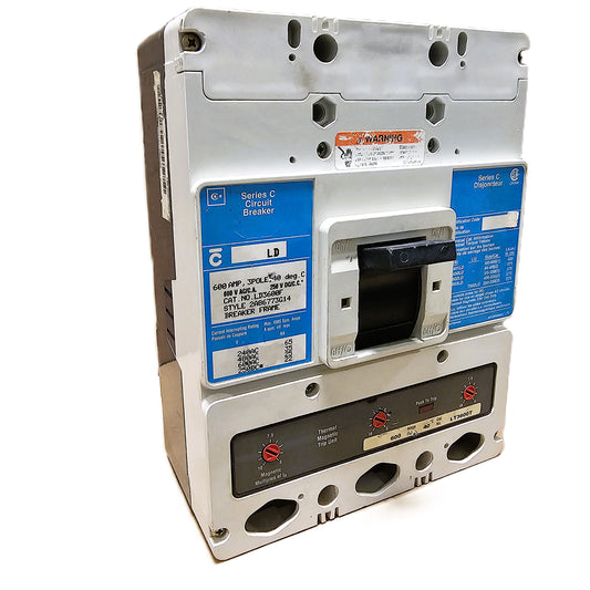 Eaton LD3600F Circuit Breaker 600Amps 600VAC 3-pole Bolt-On