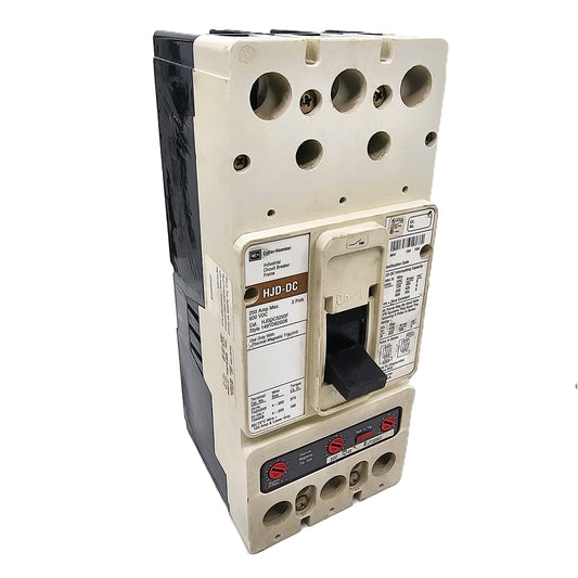Eaton HJDDC3250F Circuit Breaker 200Amps 3-pole 600VAC Bolt-On