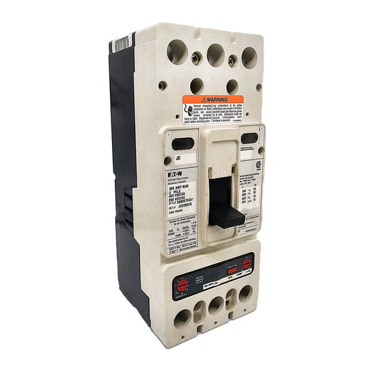 Eaton JD2250FS Circuit Breaker 200Amps 3-pole 600VAC Bolt-On