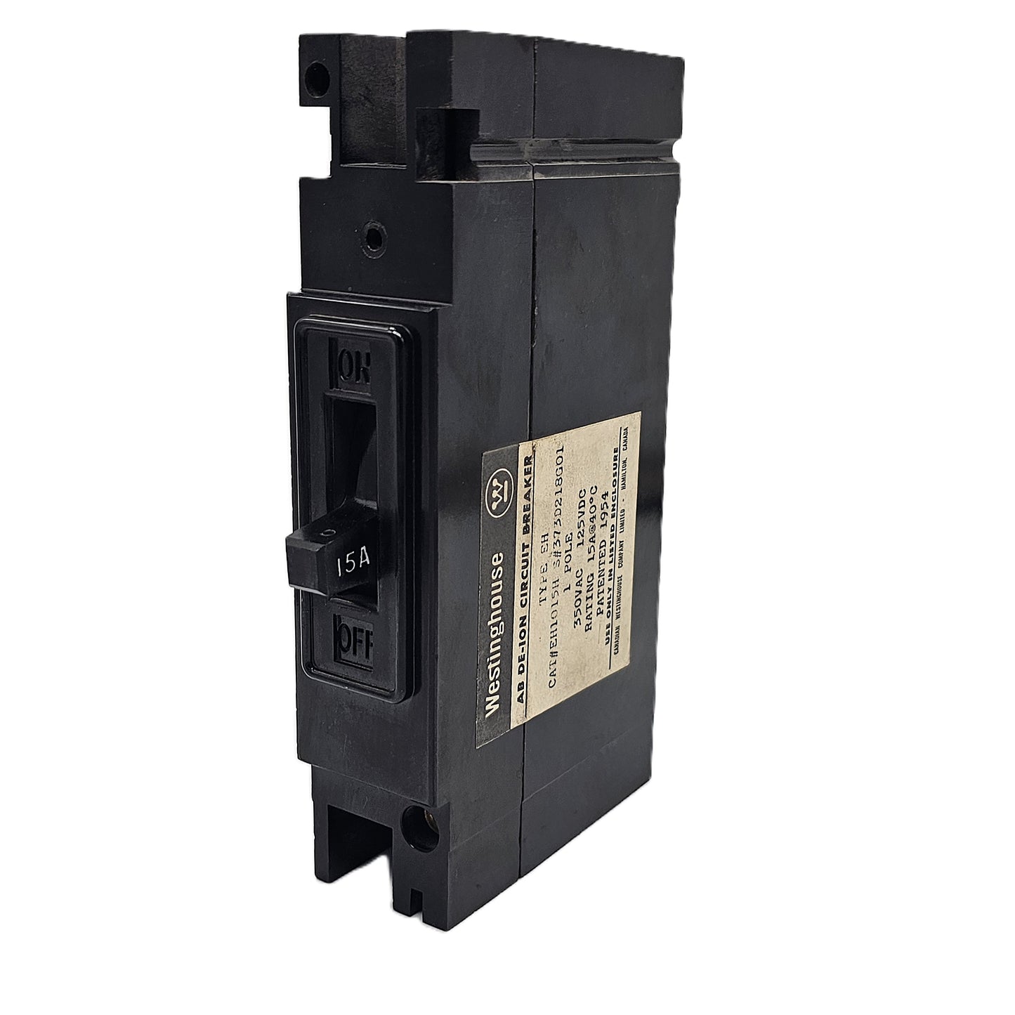 Westinghouse EH1015H Molded Case Circuit Breaker 3-Poles 150Amps 600 VAC Bolt-On