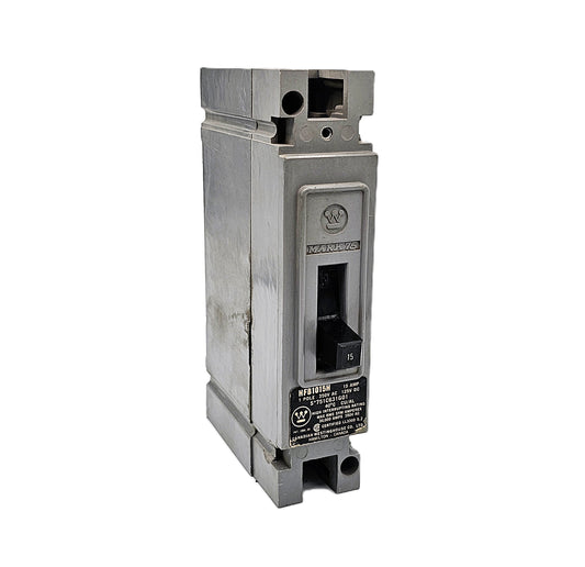 Westinghouse HFB1015H Circuit Breaker 1-Pole 15Amps 240 VAC Bolt-On