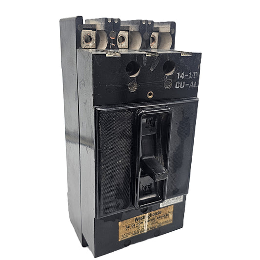 Westinghouse F3025 Circuit Breaker 3-Poles 25Amps 600 VAC / 250 VDC Bolt-On
