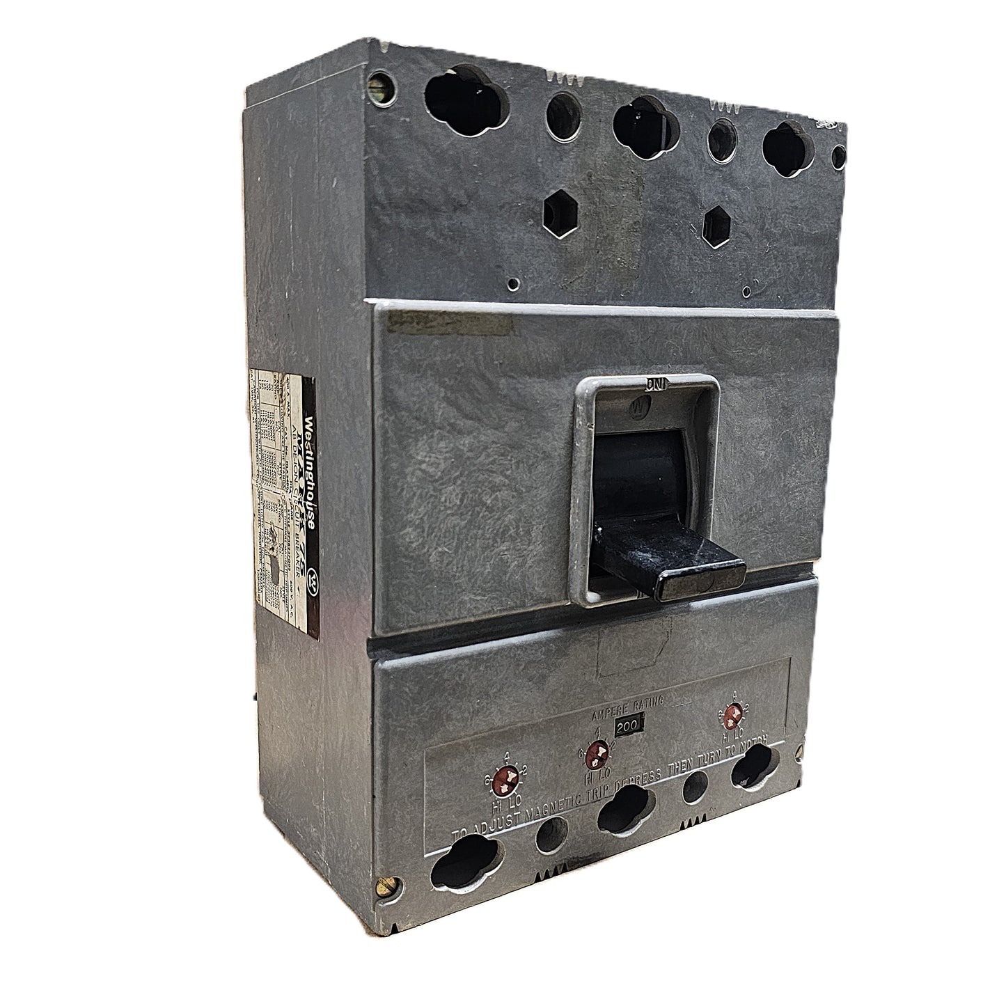 Westinghouse HLD3200F Circuit Breaker 3-Poles 200Amps Bolt-On