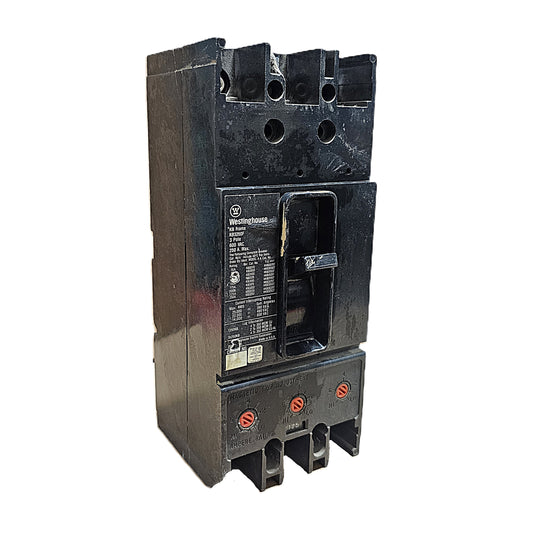 Westinghouse KB3250F Circuit Breaker 3-POLE,  250 AMPS MAX, 600VAC