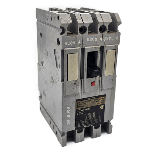 Cutler-Hammer HE63B015 Circuit Breaker 3-Poles 15Amps Bolt-On
