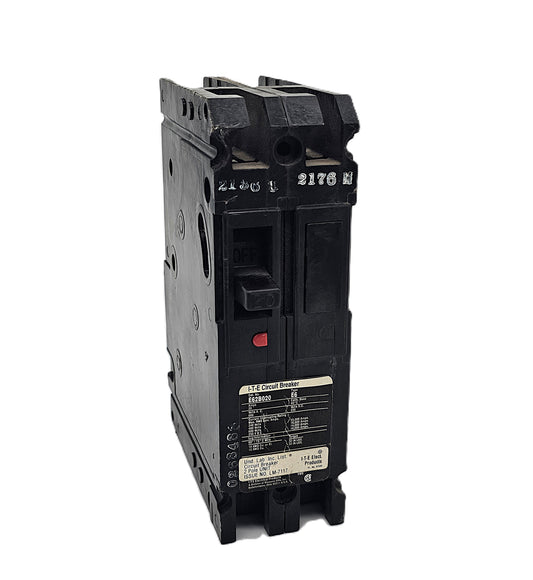I-T-E E62B020 Circuit Breaker 2-Pole, 20 Amp, 600V AC, Bolt-On