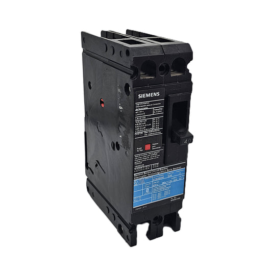 Siemens ED62B040 Circuit Breaker 2-Pole, 40 Amp, 600V AC/DC, Bolt-On