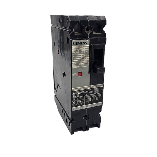 Siemens HHED62B040 Circuit Breaker (2 Pole, 40 Amp, 600V AC, Bolt-On, HED6 Frame)