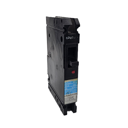 Siemens ED61B015 Circuit Breaker 1 Pole, 15 Amp, 120/240V AC, 125V DC, Bolt-On, ED1 Frame