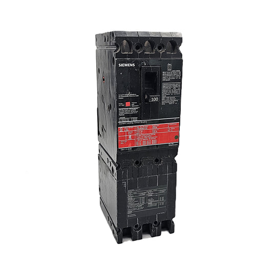 Siemens CED63B100 Circuit Breaker 3-Pole, 100 Amp, 600V AC/DC, Bolt-On, CED6 Frame, Current-Limiting