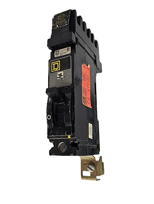 Square D FH17030 Circuit Breaker 1-Pole, 30 Amp, 277V AC, Type FA, Thermal Magnetic, Bolt-On Mount