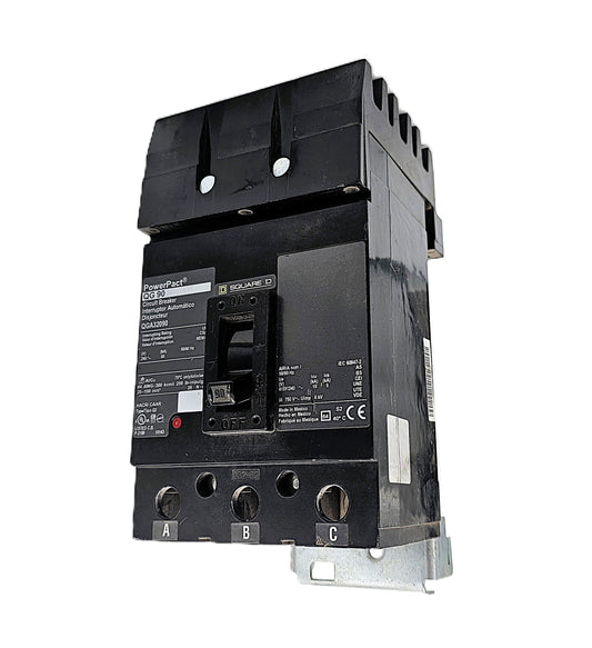 Square D PowerPact QGA32090 Circuit Breaker 3-Pole, 90 Amp, 600V AC, Bolt-On, PowerPact QG Frame
