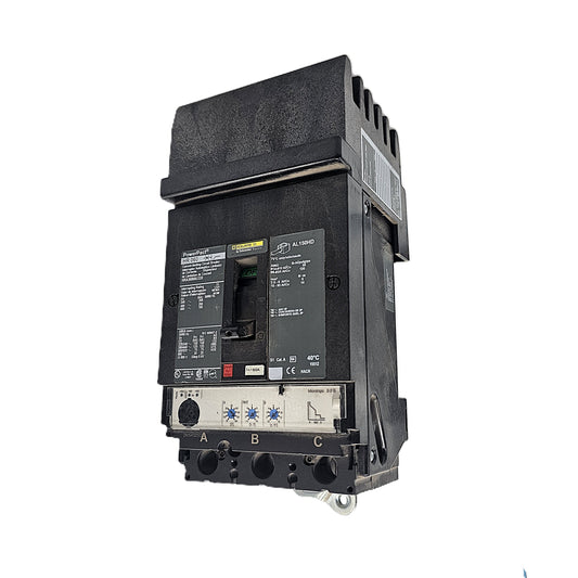 Square D PowerPact HRA36060U33X Circuit Breaker 3-Pole, 60 Amp, 600V AC, Bolt-On, PowerPact HR Frame