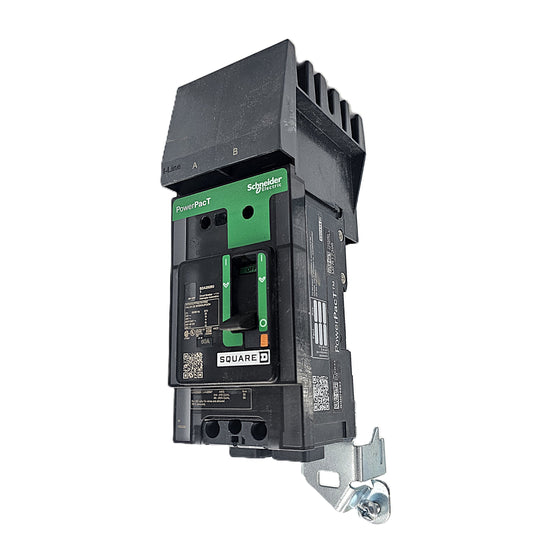 Square D PowerPact BDA260100 Circuit Breaker 3-Pole, 100 Amp, 600V AC, Bolt-On, PowerPact BQ Frame