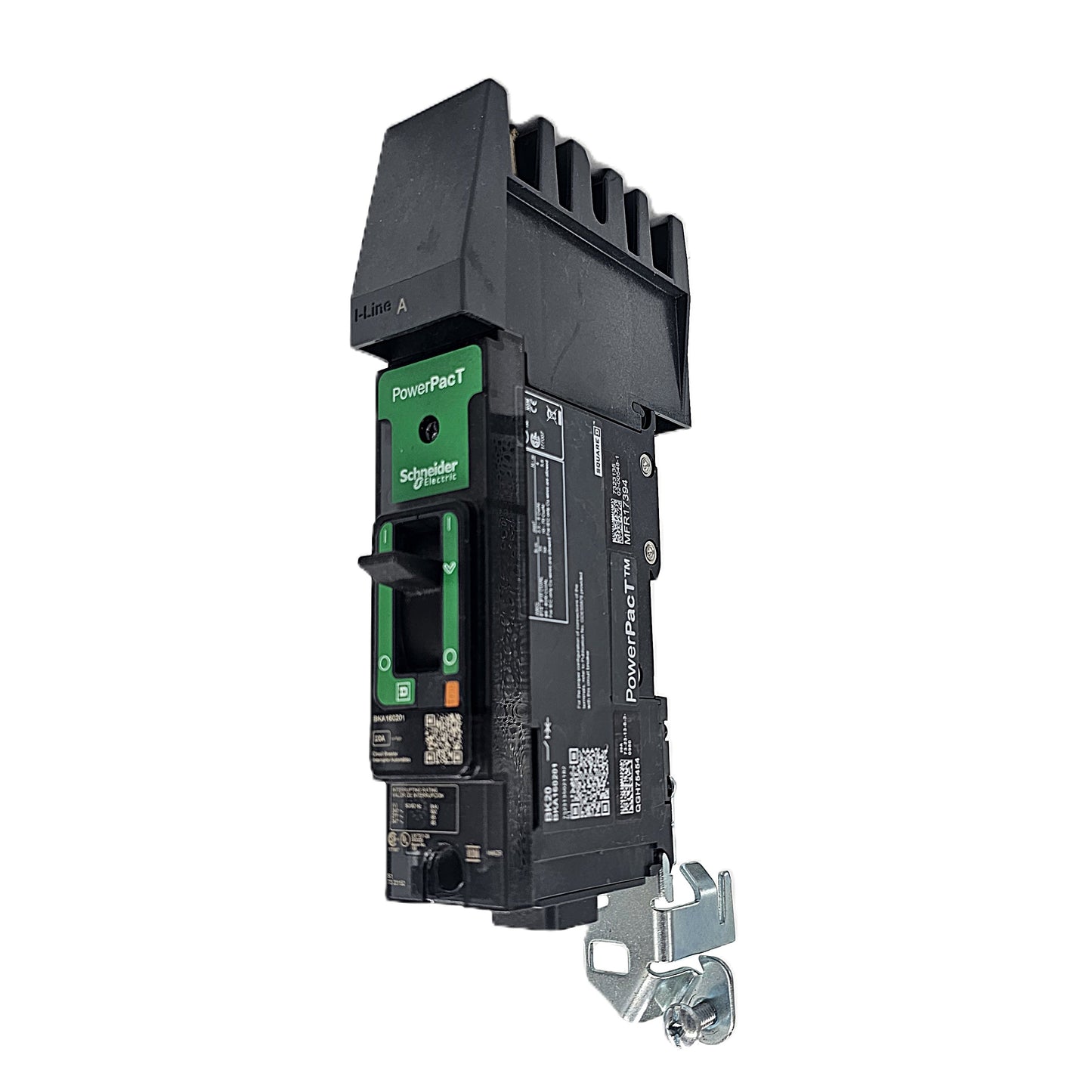 Square D PowerPact BKA160151 Circuit Breaker 1-Pole, 15 Amp, 347 V AC, Bolt-On, PowerPact B-Frame