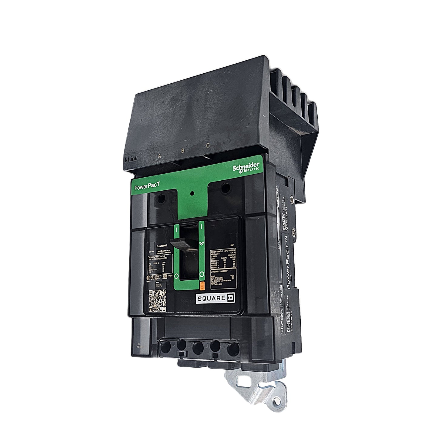Square D BJA36090 Circuit Breaker 3-Pole, 100 Amp, 600V AC, PowerPacT Frame