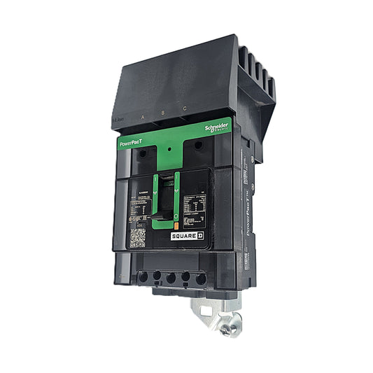 Square D PowerPacT BDA36100 Circuit Breaker 3-Pole, 100 Amp, 600V AC, PowerPacT I-Line Frame