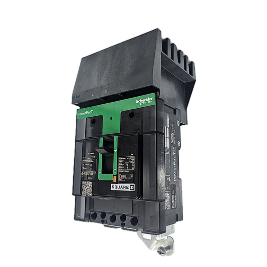 Square D PowerPacT BJA36080 Circuit Breaker 3-Pole, 80 Amp, 600V AC, PowerPacT I-Line Frame