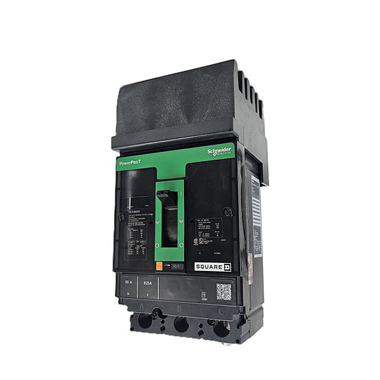 Square D PowerPacT HLA36050 Circuit Breaker 3-Pole, 50 Amp, 600V AC, PowerPacT I-Line Frame)
