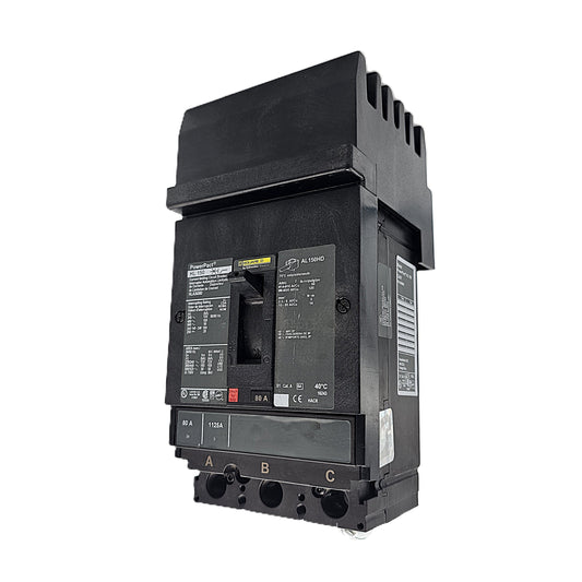 Square D HLA36070 Circuit Breaker 3-Pole, 70 Amp, 600V AC, PowerPact HL Frame