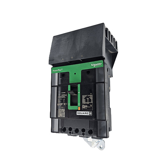 Square D PowerPacT BJA36080 Circuit Breaker 3-Pole, 80 Amp, 600V AC, PowerPacT I-Line Frame