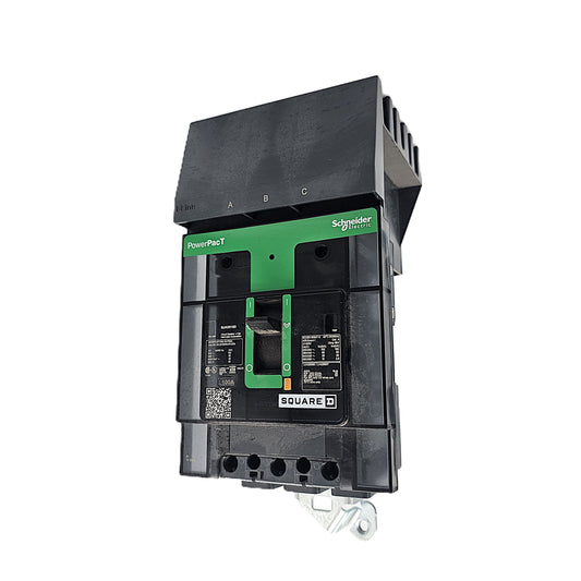 Square D PowerPacT BJA36100 Circuit Breaker 3-Pole, 100 Amp, 600V AC, PowerPacT I-Line Frame