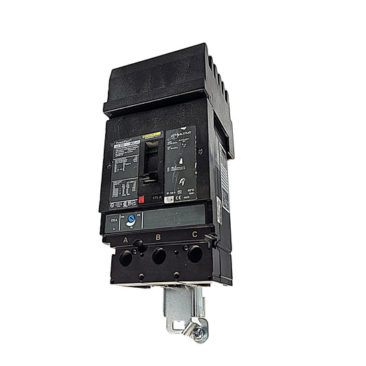 Square D JJA36175 Circuit Breaker  3-Pole, 175 Amp, 600V AC, PowerPacT JD Frame