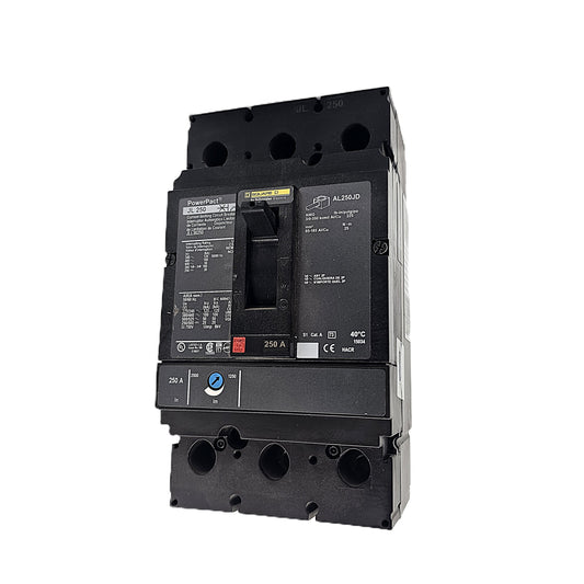 Square D JLL36250 Circuit Breaker 3-Pole, 250 Amp, 600V AC, PowerPact JL Frame