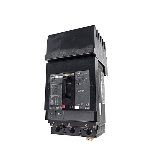 Square D HDA36040 Circuit Breaker 3-Pole, 40 Amp, 600V AC, PowerPact HD-Frame
