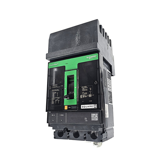 Schneider Electric PowerPact HDA36060 H-Frame Circuit Breaker 3-Pole, 60 Amp, 600V AC, Thermal Magnetic, H-Frame