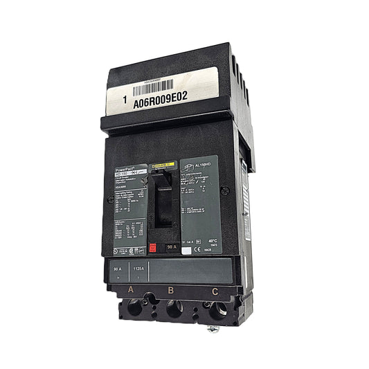 Schneider Electric PowerPact HDA36090 Circuit Breaker  3-Pole, 90 Amp, 600V AC, Thermal Magnetic, HD Frame
