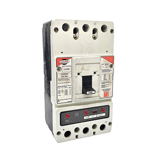 Horizon / Federal Pioneer CJL3250NF Circuit Breaker 3-Pole, 250 Amp Frame / 175 Amp Rating, 600V AC Max, Adjustable Trip, CAJ Frame