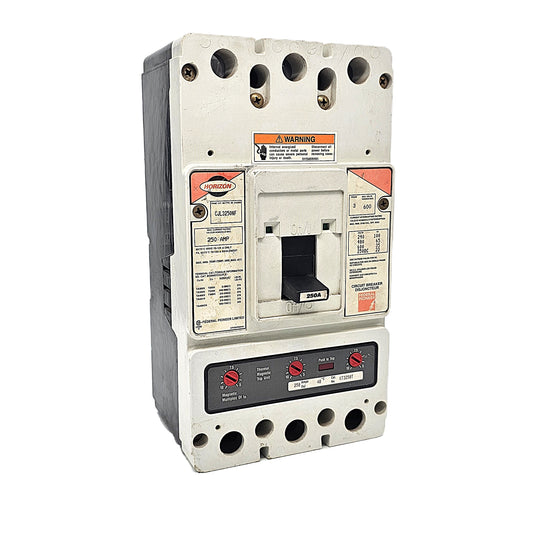 Horizon / Federal Pioneer CJL3250NF Circuit Breaker 3-Pole, 175 Amp, 600V AC Max, Adjustable Trip, CAJ Frame