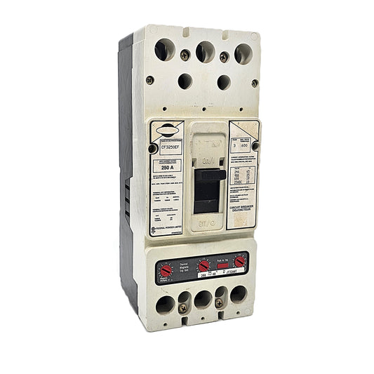 Horizon / Federal Pioneer CF3250EF Circuit Breaker 3-Pole, 250 Amp, 600V AC Max, Adjustable Trip, CF Frame